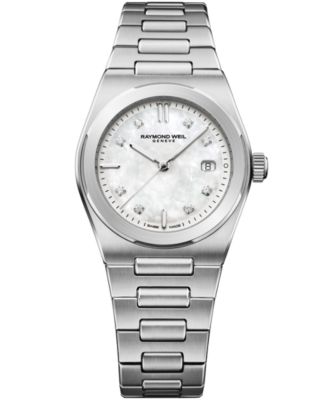Women's Silver-Tone Stainless Steel Watch 30mm
