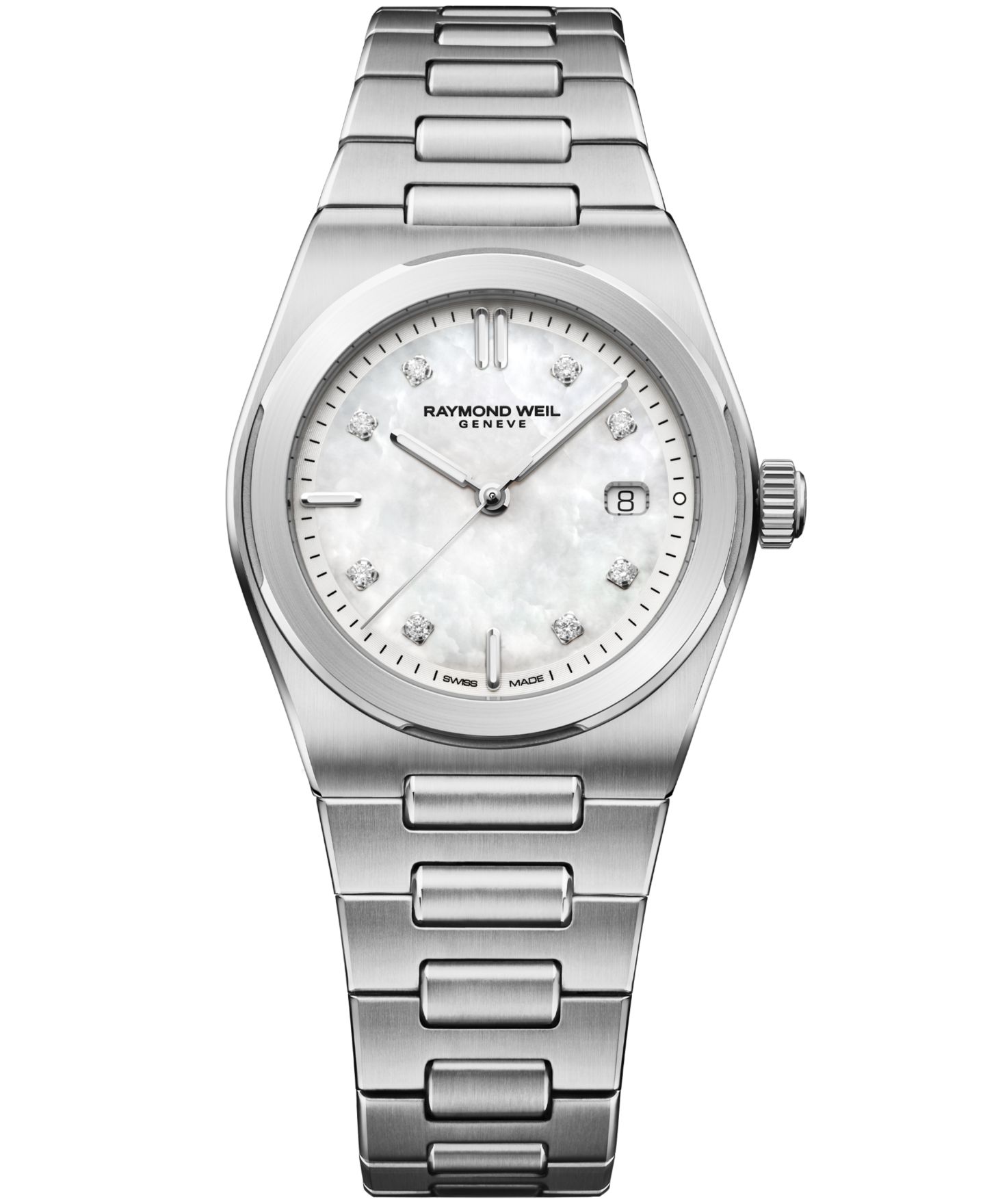 Женские часы Raymond Weil серебристые из нержавеющей стали 30мм — фото 1