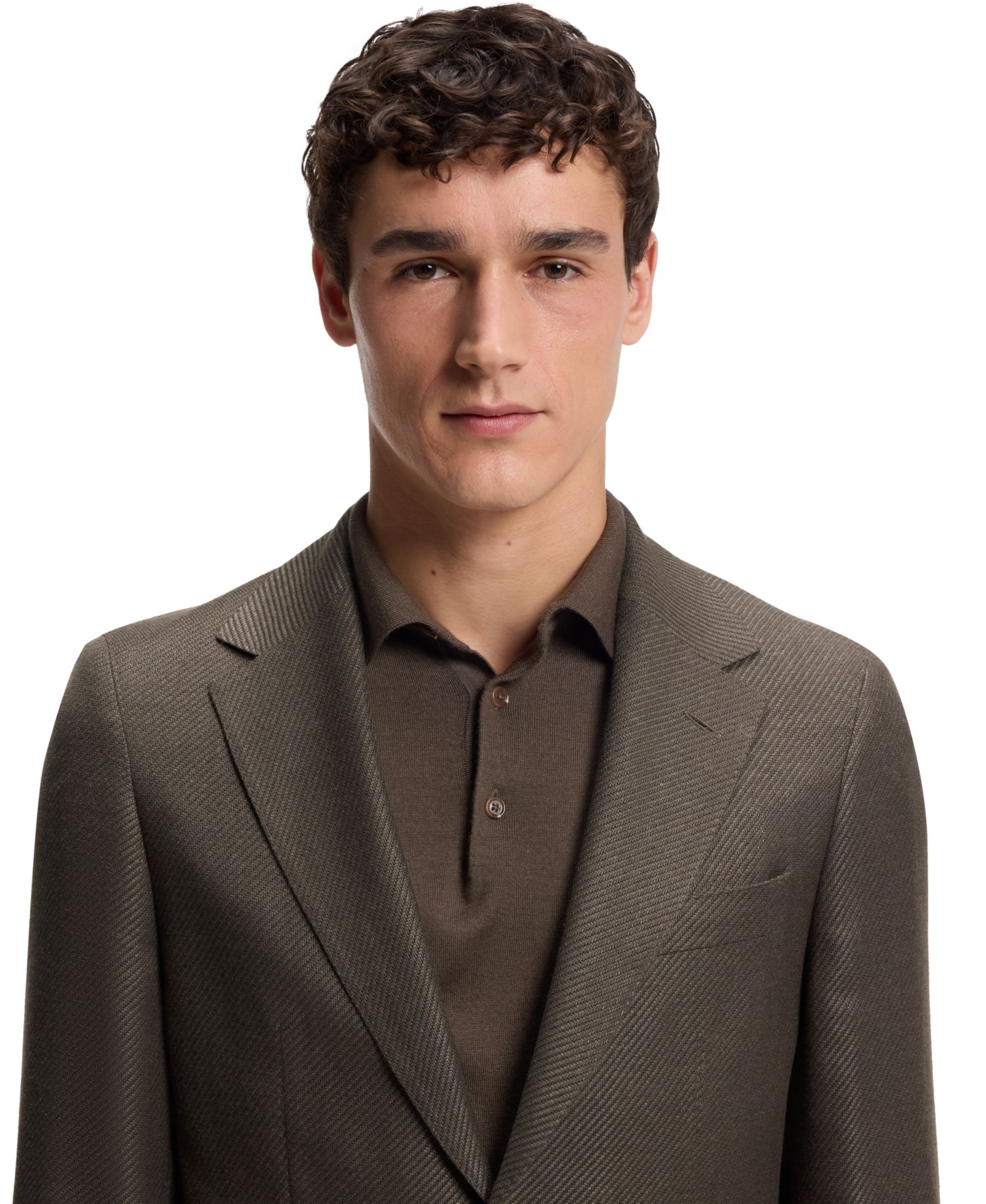 Men's Wool-Linen Regular-Fit Blazer