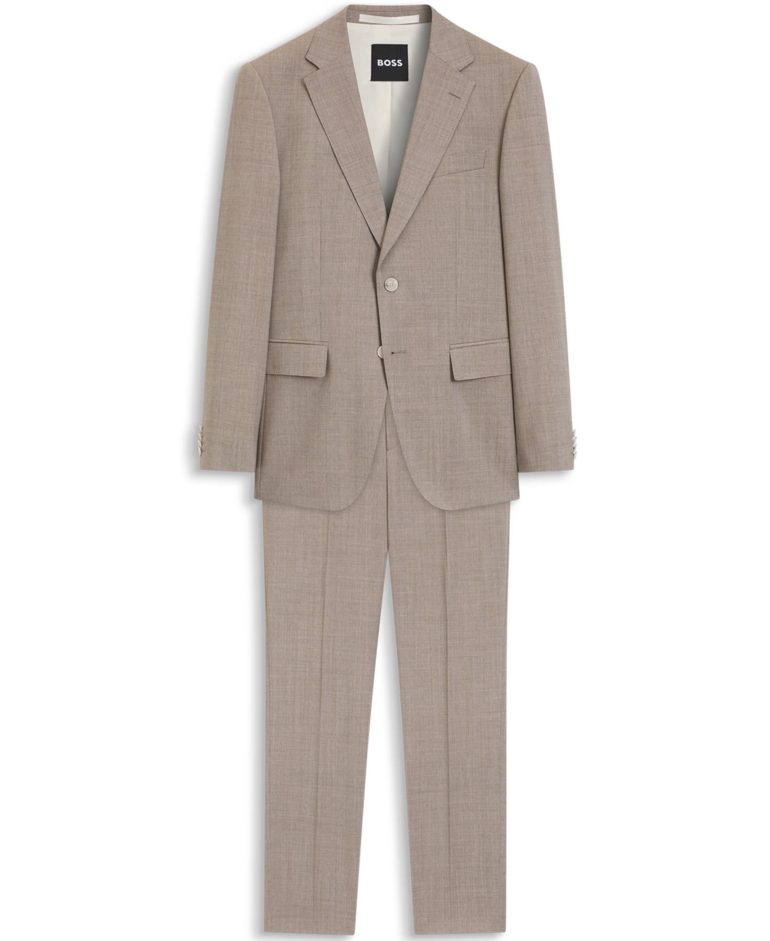 Men's Virgin Wool Two-Piece Slim-Fit Suit