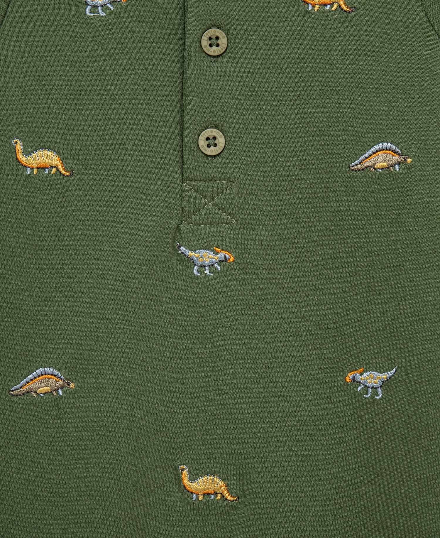 Baby Girls' Dinos Long-Sleeve Coverall and Socks, 2-Piece Set