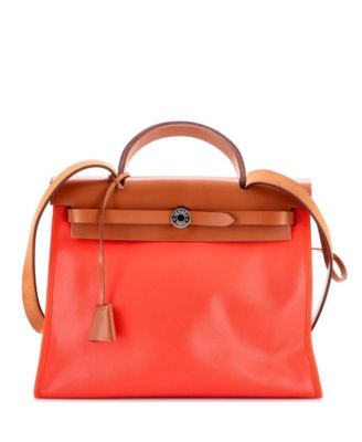 31 Herbag Zip Berline Vache Canvas and Leather