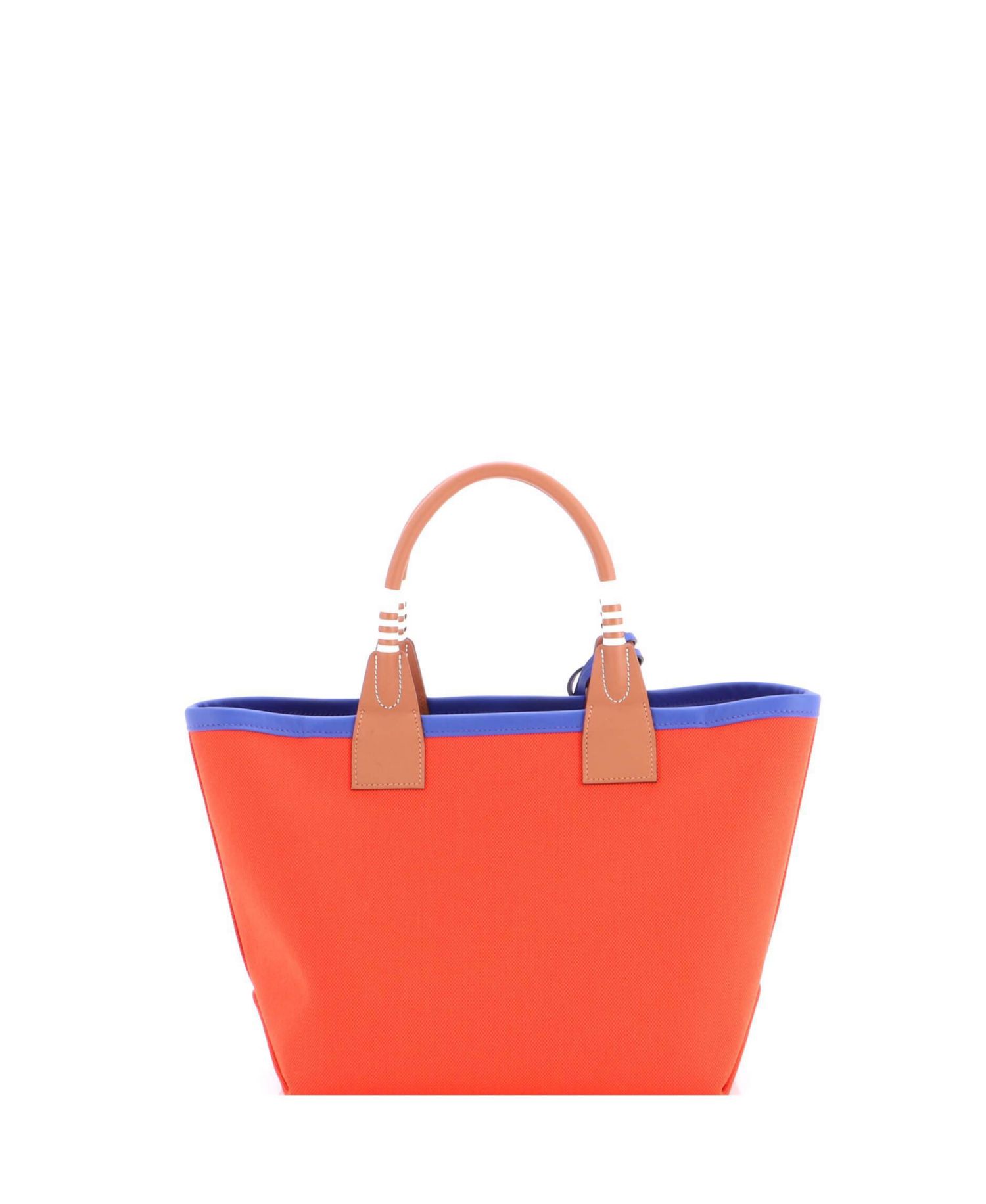 25 Sac Steeple Tote Toile with Leather