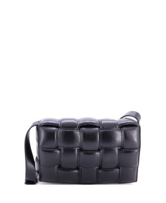 Cassette Crossbody Bag Padded Maxi Intrecciato Leather