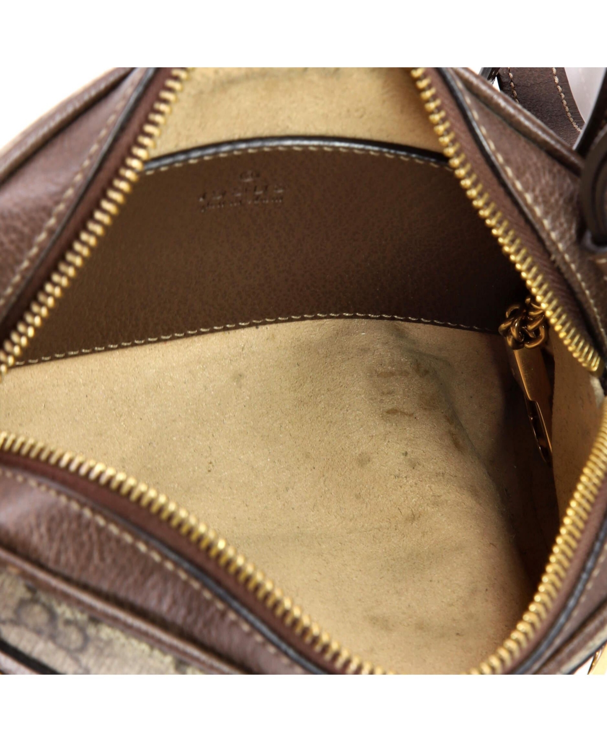 Pre-Owned Gucci Mini Ophidia Shoulder Bag Gg Coated Canvas
