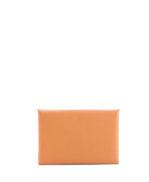 Pre-Owned HERMÉS Calvi Card Holder Epsom