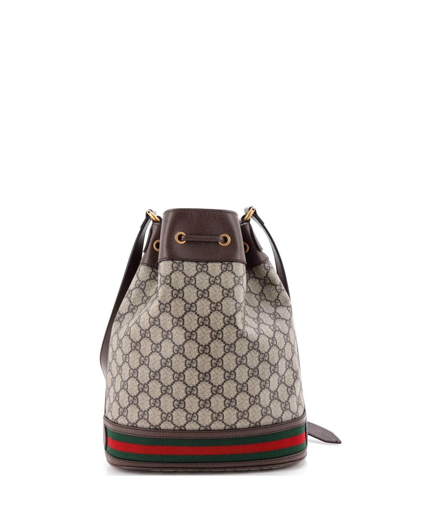 Medium Ophidia Bucket Bag GG Coated Canvas