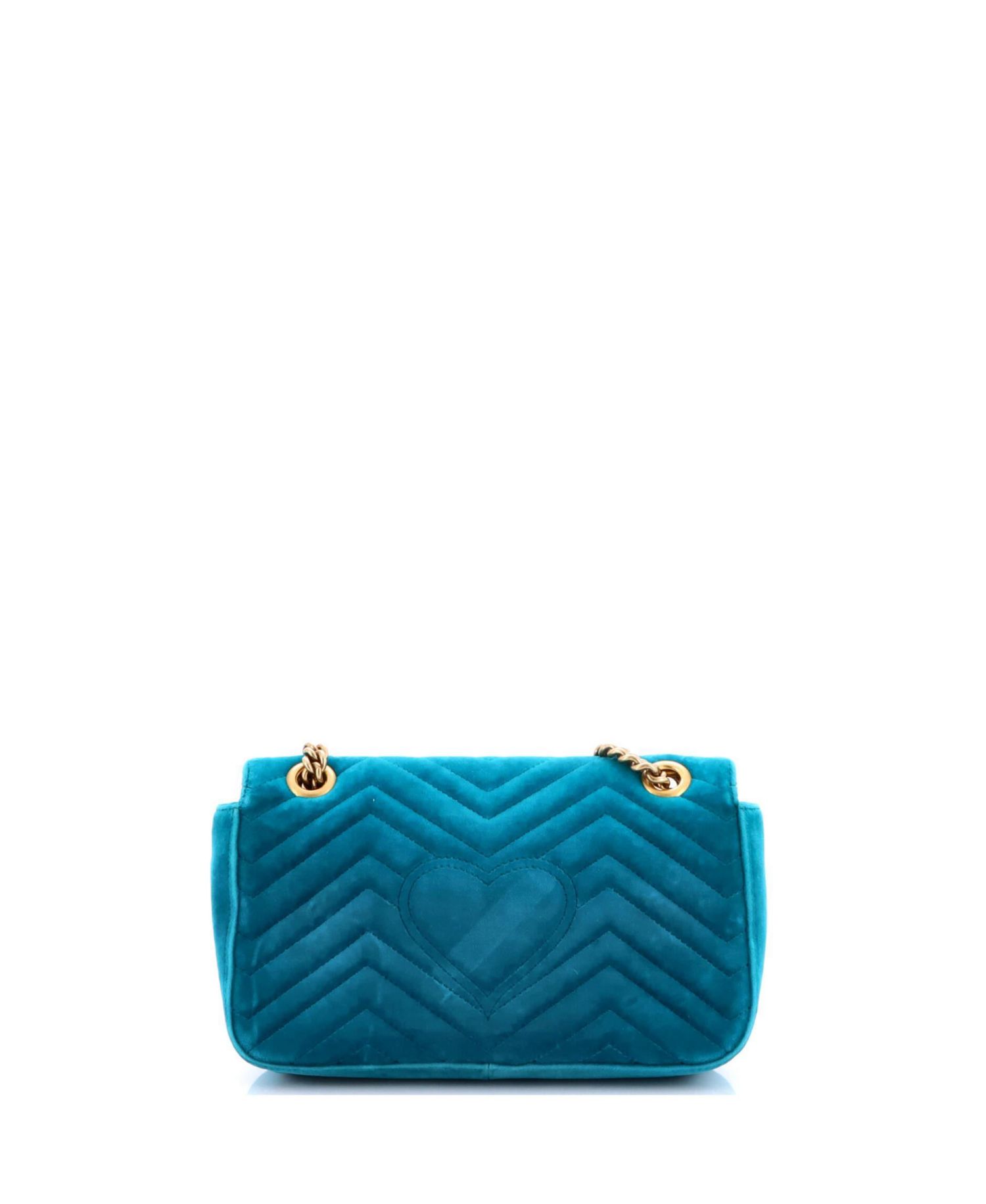 Small GG Marmont Flap Bag Matelasse Velvet