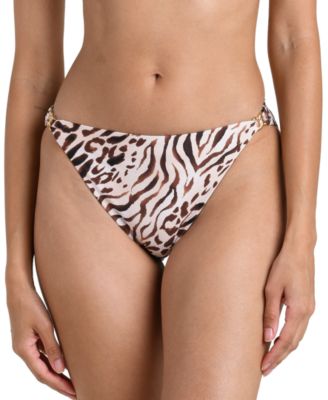 Women's Fierce Territory Full-Coverage Mid-Waist Hipster Swim Bottoms