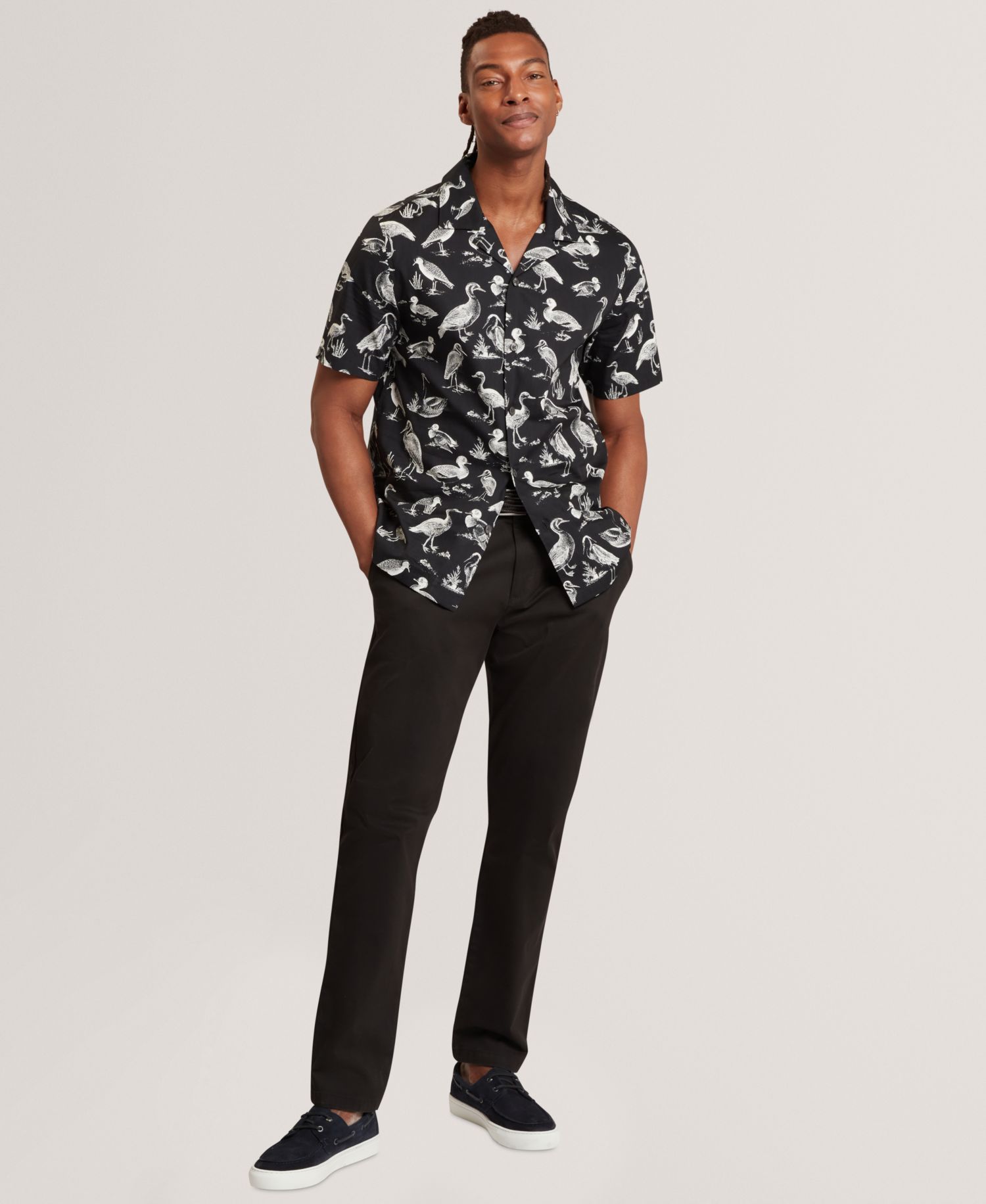 Men's Yamal Regular Duck Print Shirt