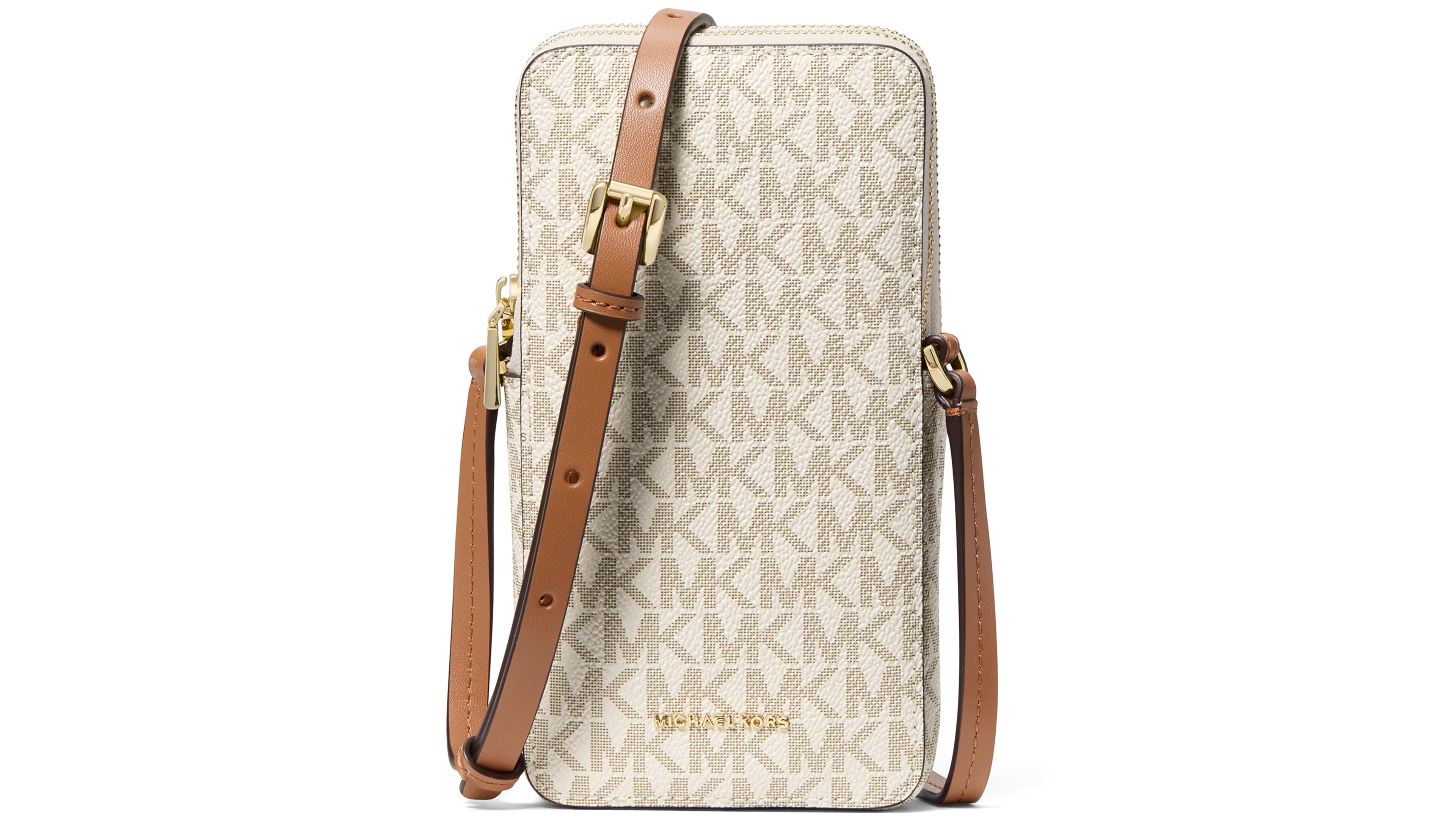 Michael Kors Jet Set North South Double Zipper Mini Crossbody Handbag