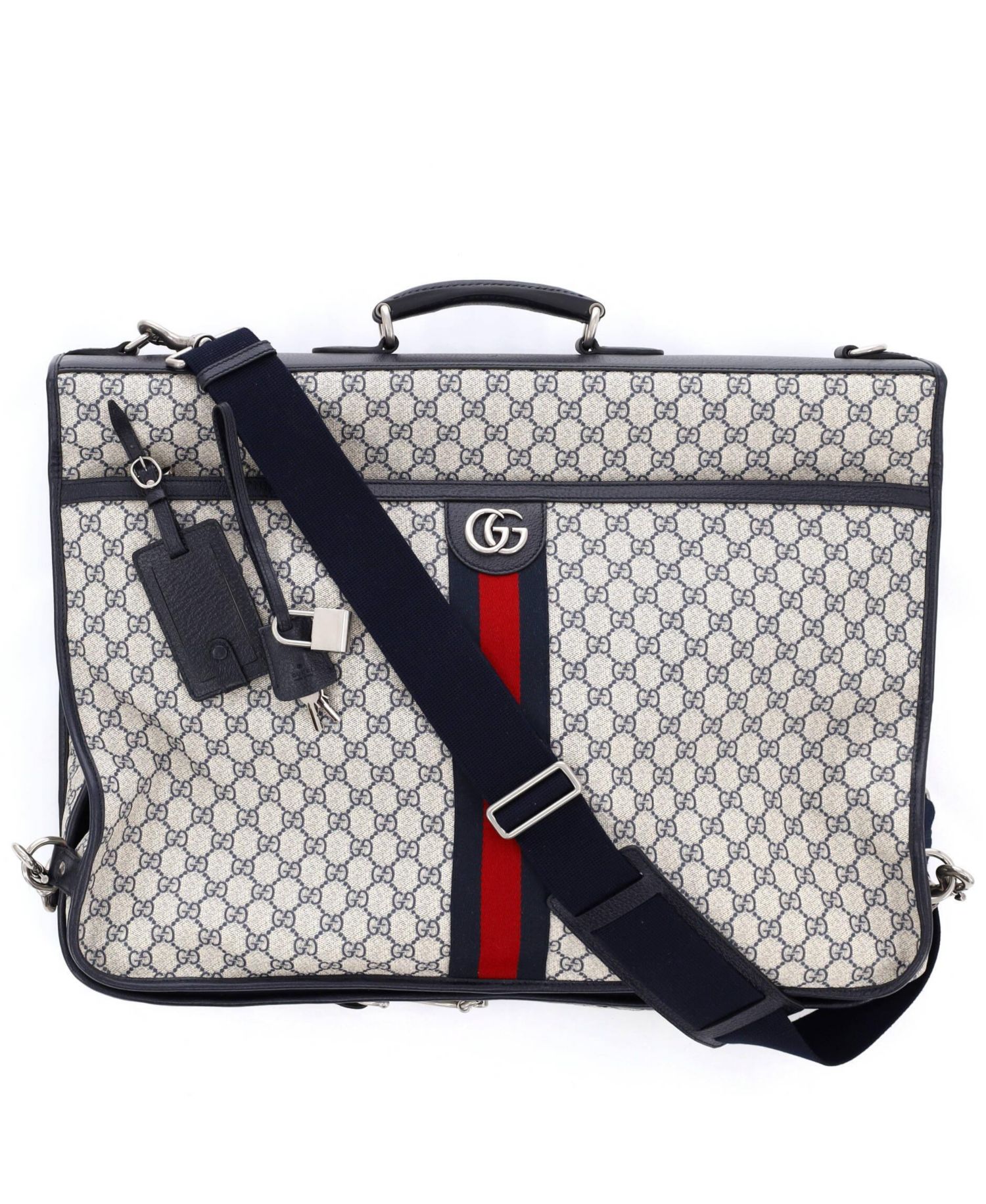 Savoy Web Garment Bag GG Coated Canvas