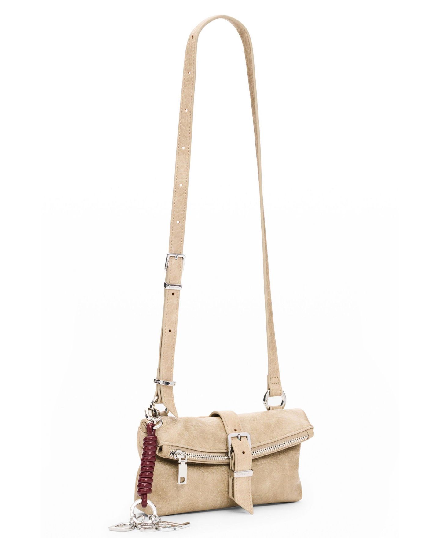 Женский кошелёк Desigual Large crossbody wallet, цвет: Средний бежевый — фото 2