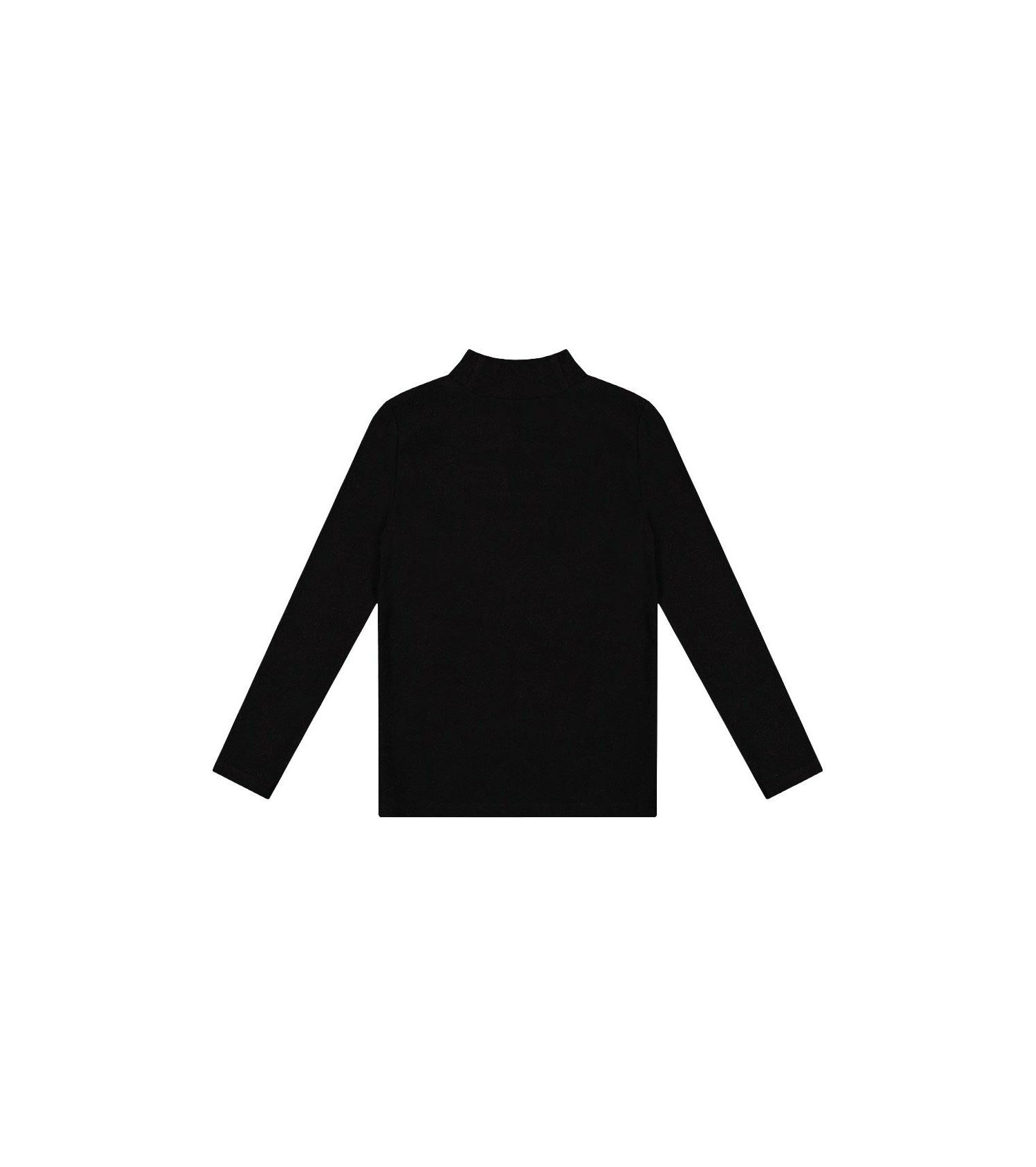 Big Girls 6-14 Brushed Rib Mock Neck Top