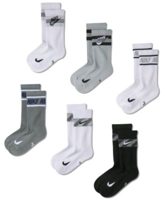 Everyday Kids' Cushioned Crew Socks, 6-Pack