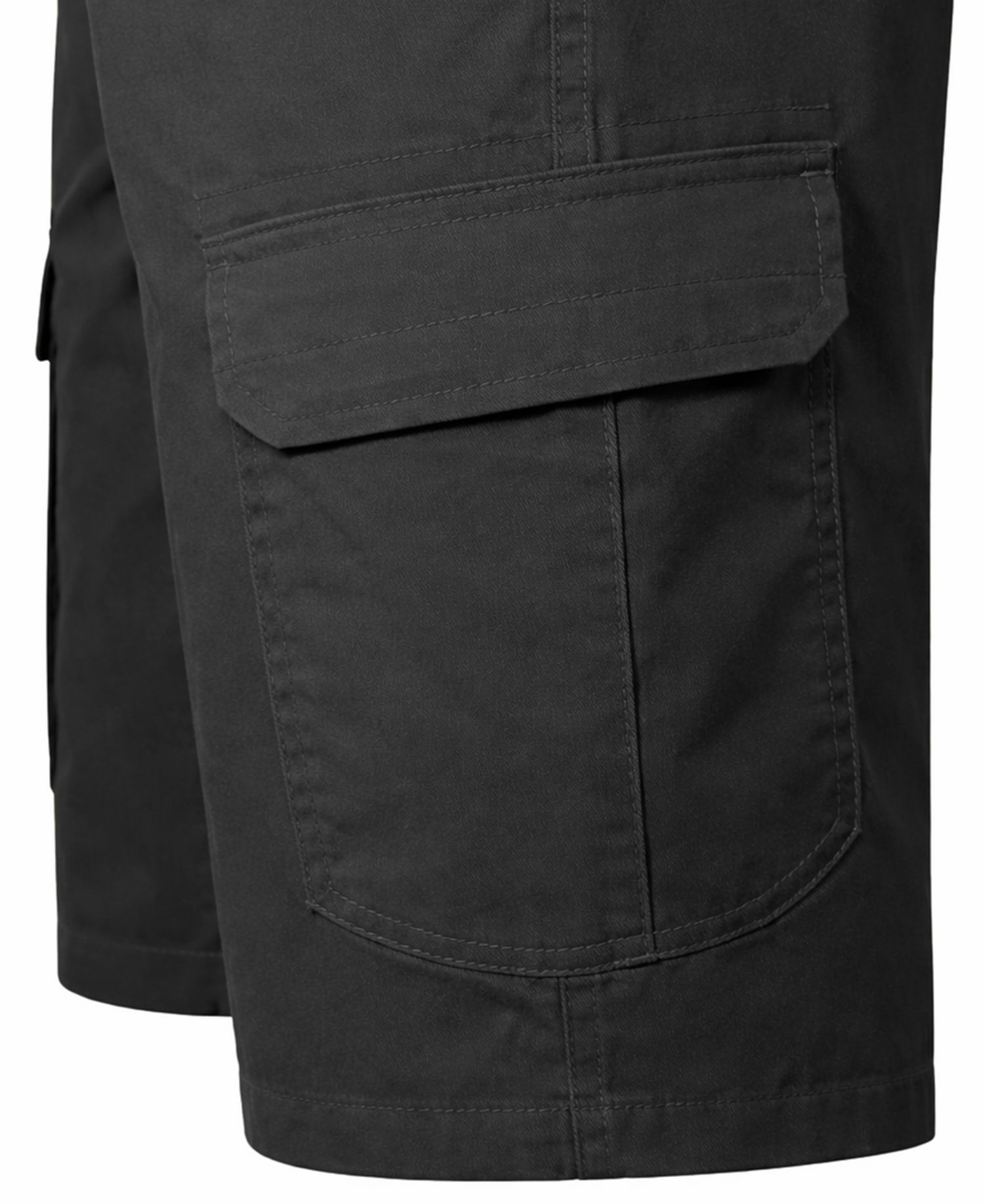 Men's Cotton Flex Stretch Cargo Shorts, 3-Pack, 11" inseam