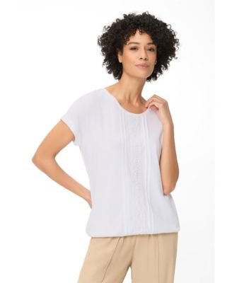 Women's Tonal Embroidered T-Shirt
