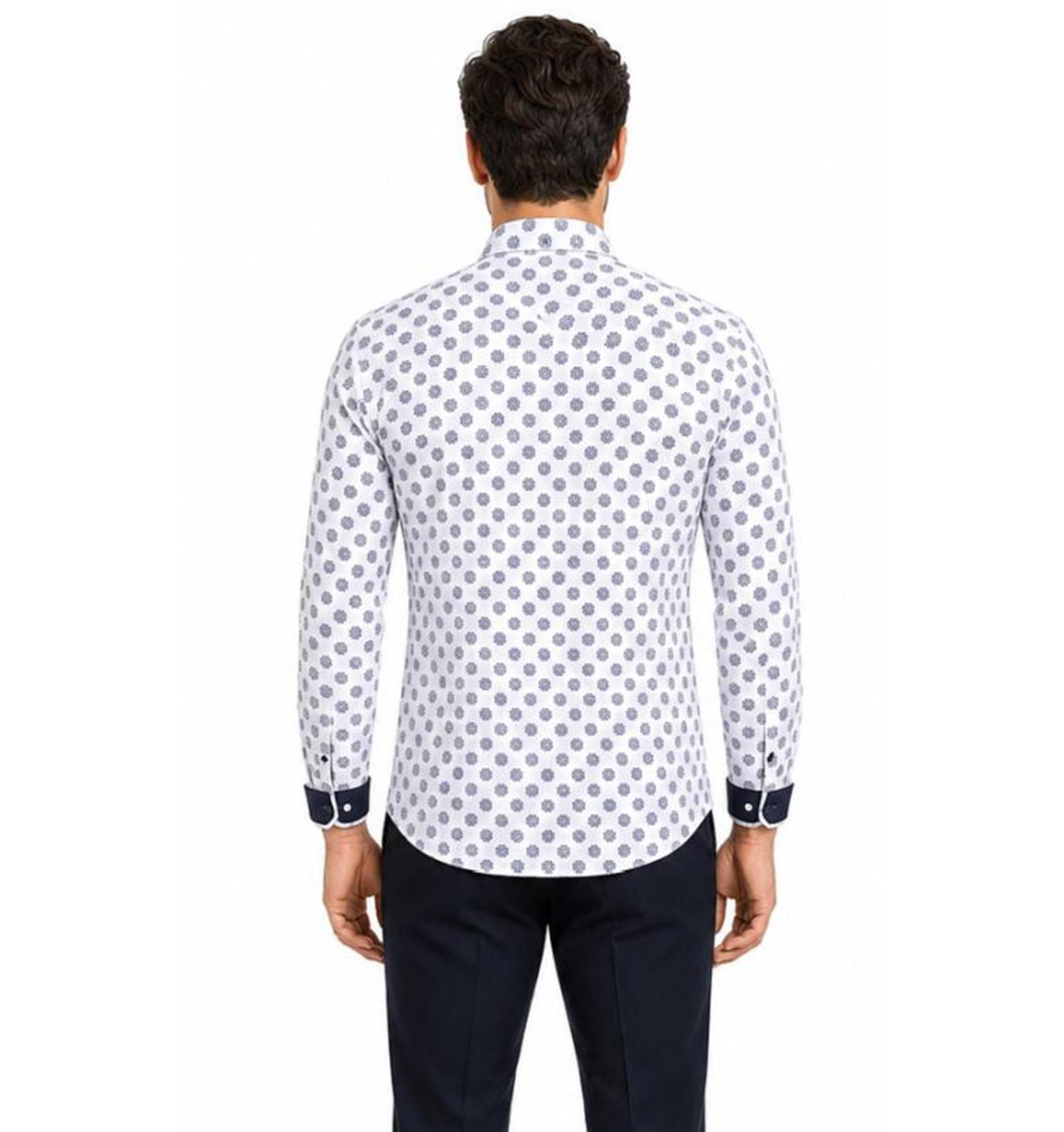 Men's Slim Fit Stylish Button-Down Shirt