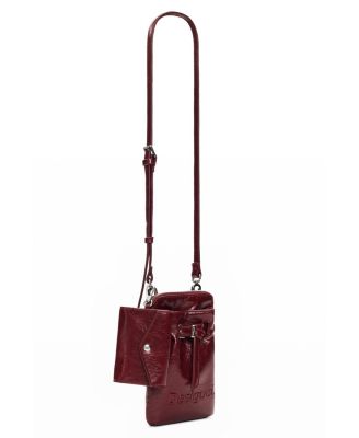 Women's Faux leather phone holder