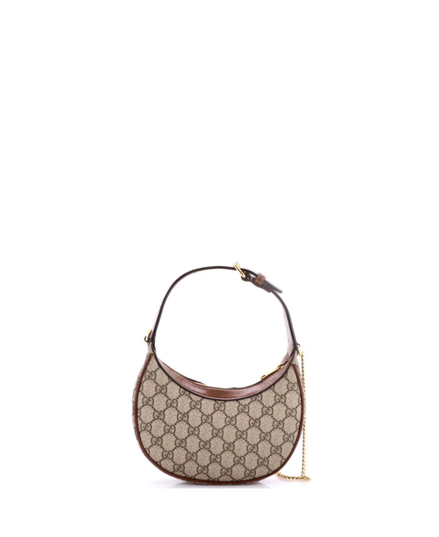 Mini Interlocking G Patch Half Moon Hobo GG Coated Canvas