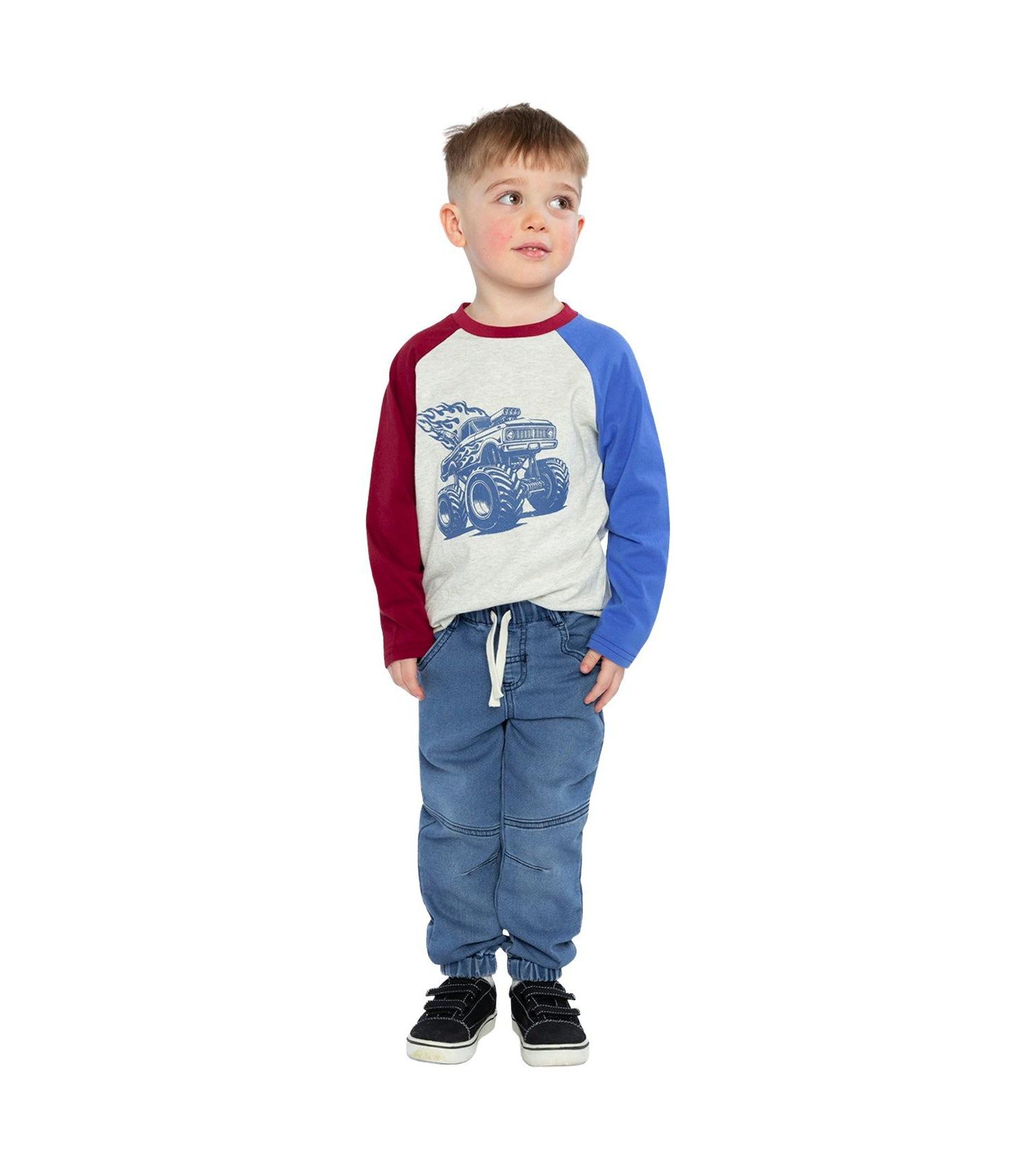 Little and Big Boy 6-12 Raglan T-Shirt