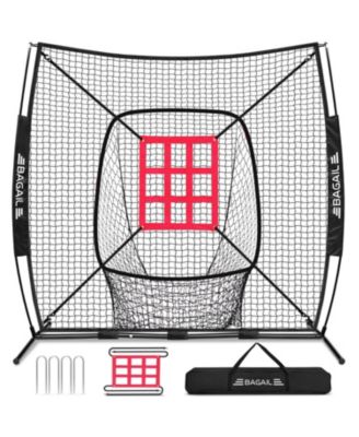 7x7 ft Baseball Softball Practice Net Include 2 Strick Zones with carry bag