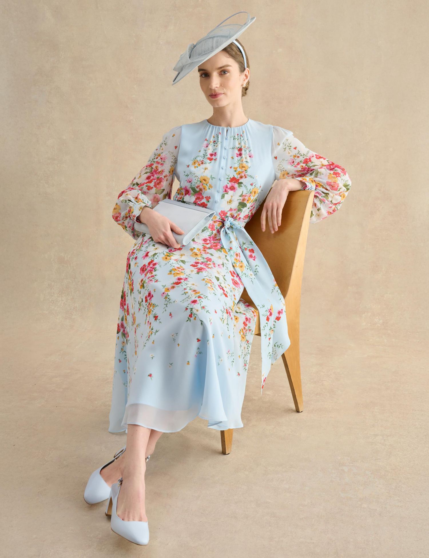 Liberty Silk Midi Dress