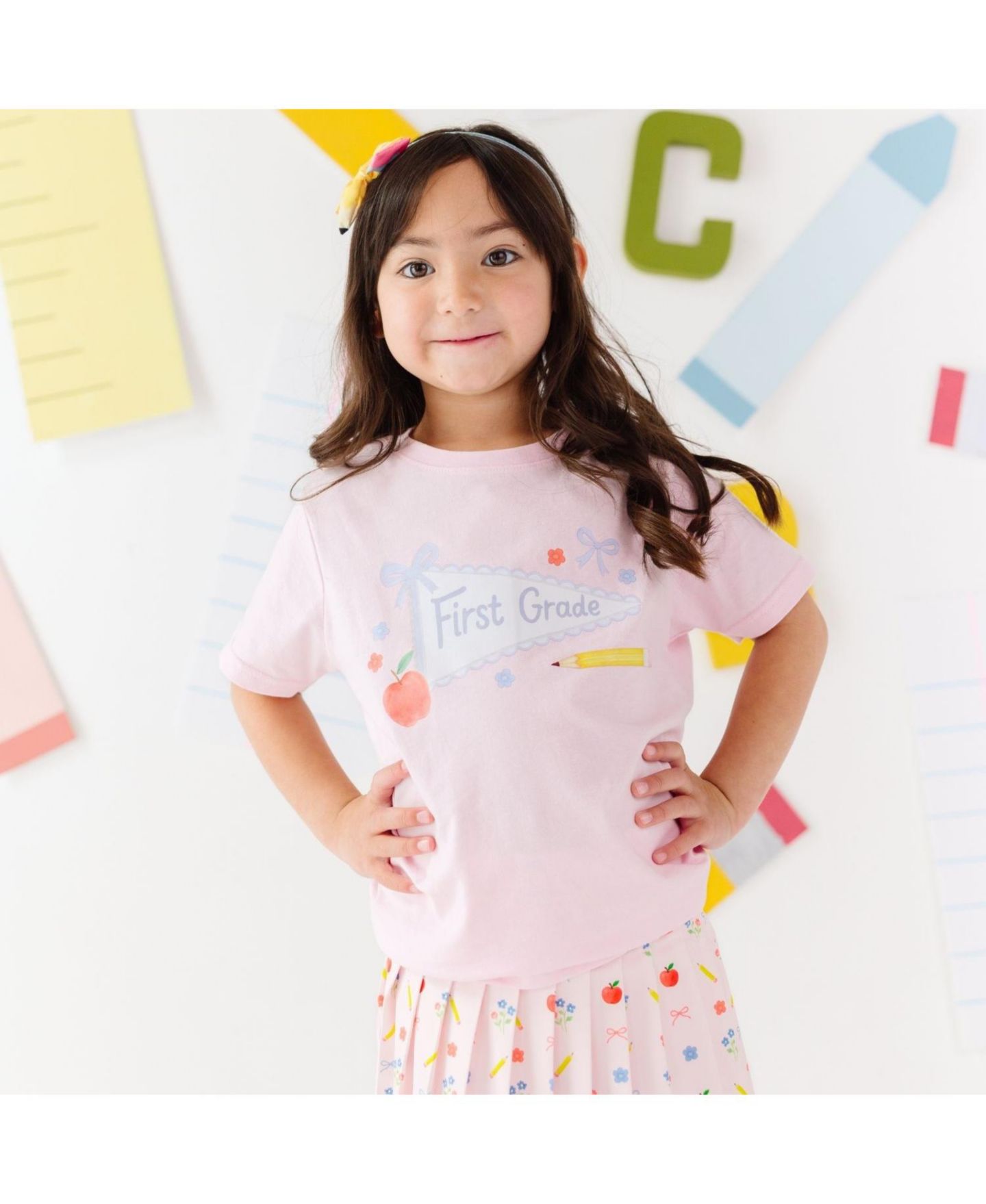 Аксессуары для волос Sweet Wink School Days Pencil Bow Headband для девочек, цвет: Жёлтый — фото 4