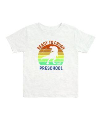 Little Boys Ready to Crush Preschool Short Sleeve T-Shirt