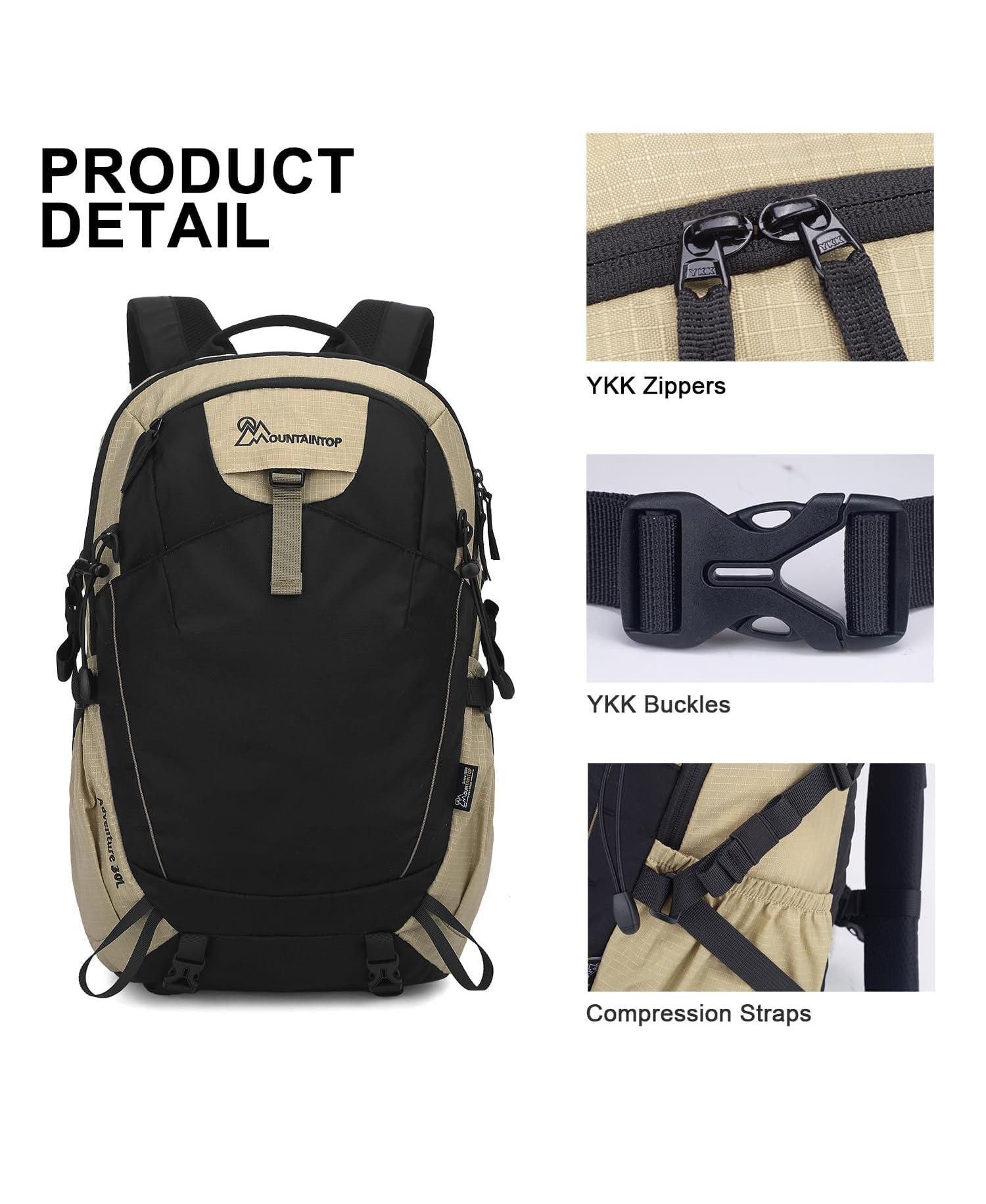 30 Liter Hiking Backpack Men Women Camping Backpack Lightweight Trekking Travel Backpacks for Climbing Skiing Cycling