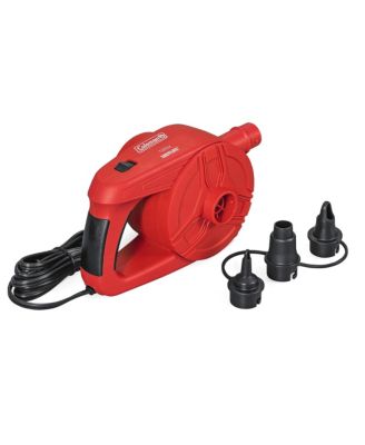 EasyFlate 120V AC Electric Air Pump, Plug-In Inflator with 3 Adapters