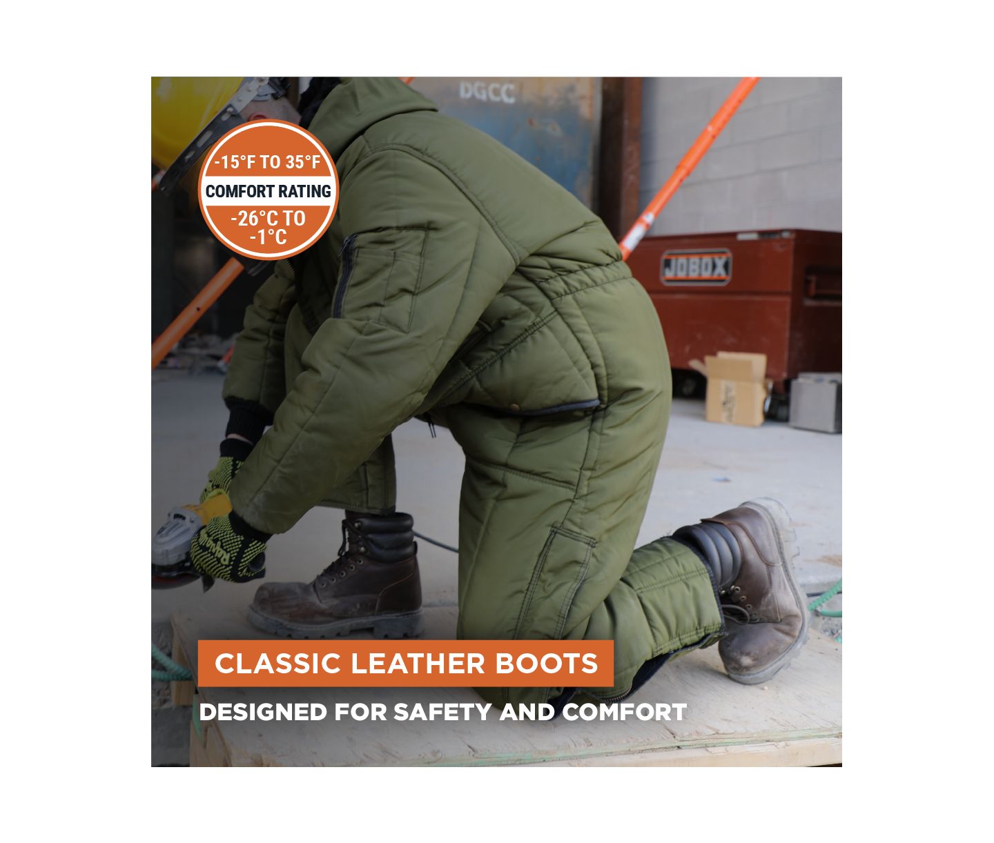 Мужские ботинки RefrigiWear Classic Leather Boot, цвет: Коричневый — фото 72