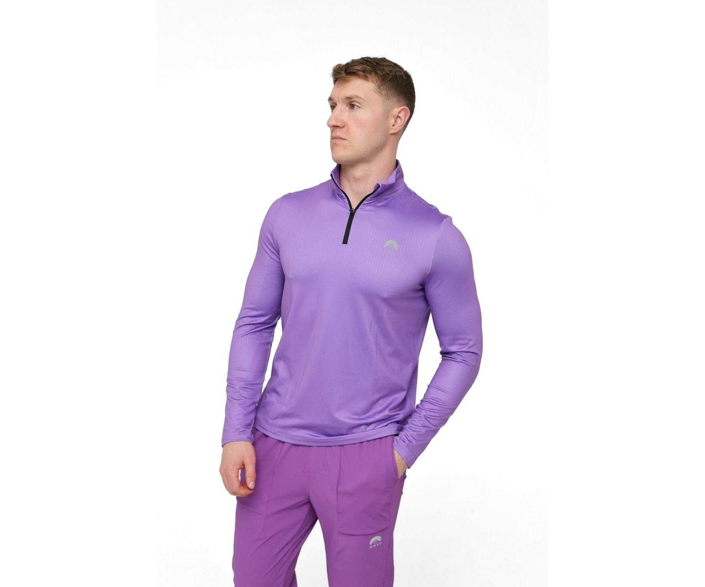 Мужские рубашки OOSC Elite Activewear, цвет: Фиолетовый — фото 1