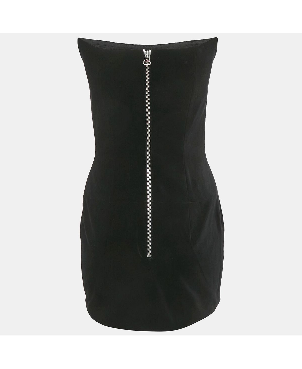 Pre-Owned Balmain Women's Velvet Strapless Mini Dress view 2 — MAYCSS fashion products