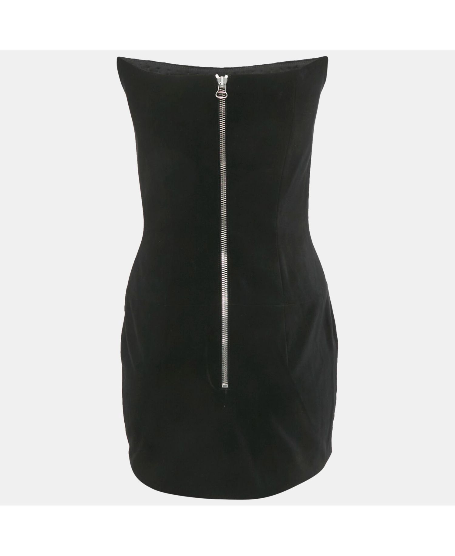 Women's Velvet Strapless Mini Dress