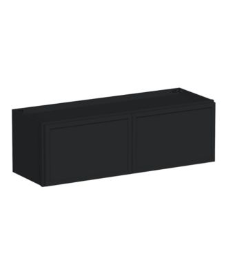 Double Door Short Wall Cabinet, Ready to Assemble Kitchen Cabinet with Solid Wood Frame, Soft-Close Slides and Hinge