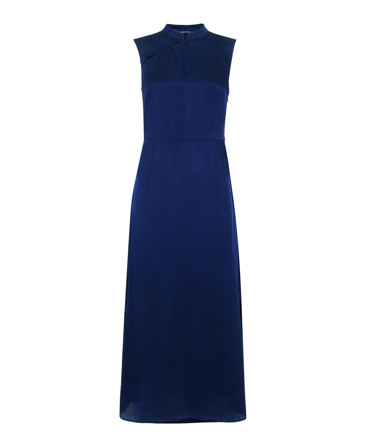 Women's Aria Satin Sleeveless Midi Dress