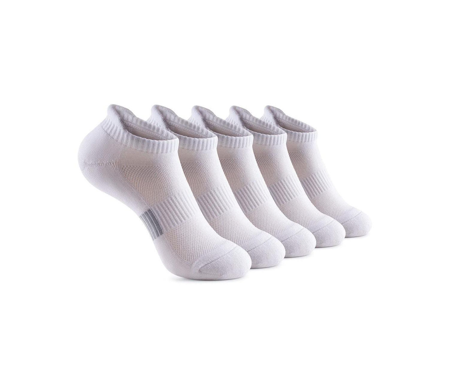 Women's Ankle Socks 5-Pairs Cushioned and Breathable for Running and Casual Wear