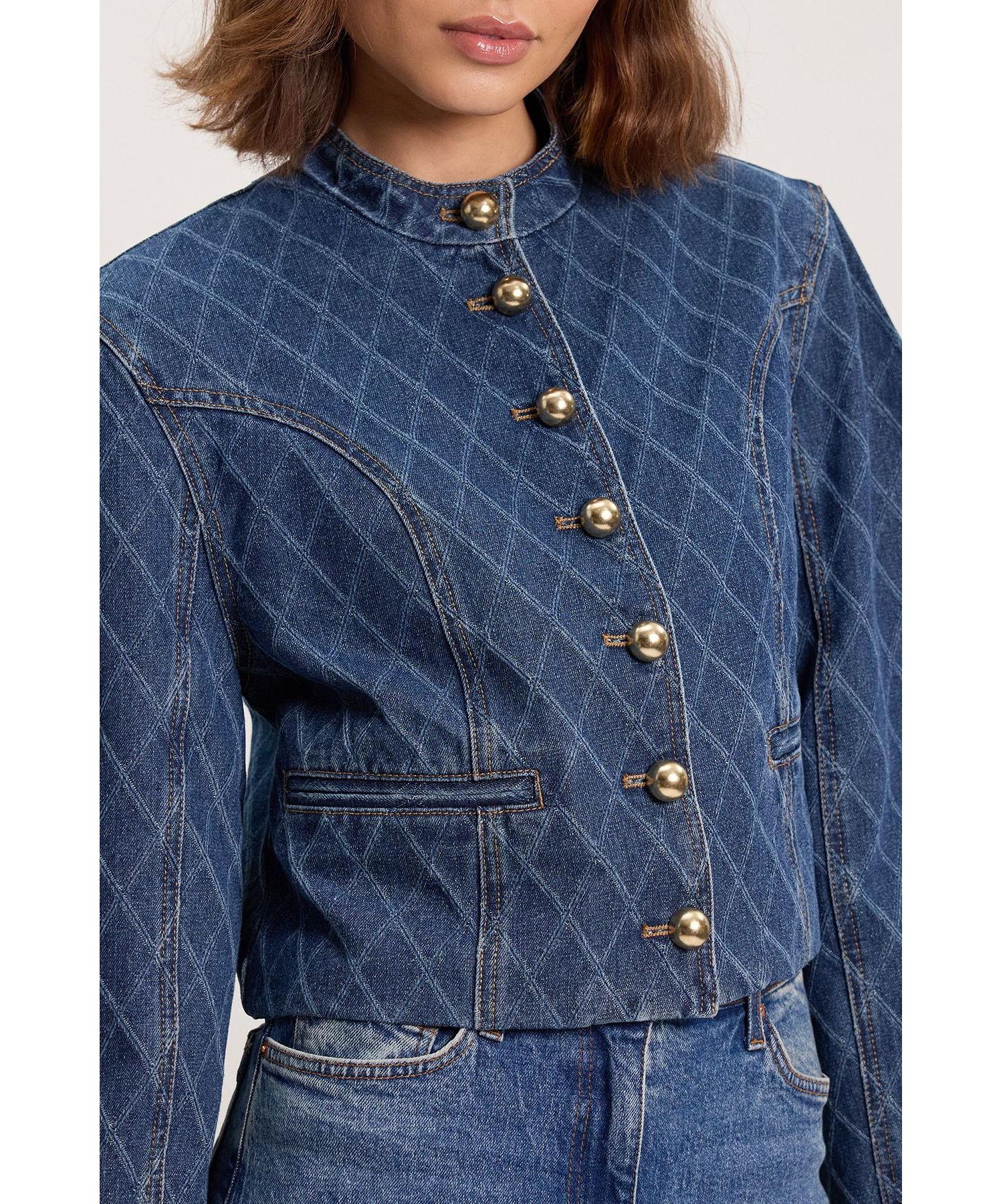 Women's Denim Balloon Jacket