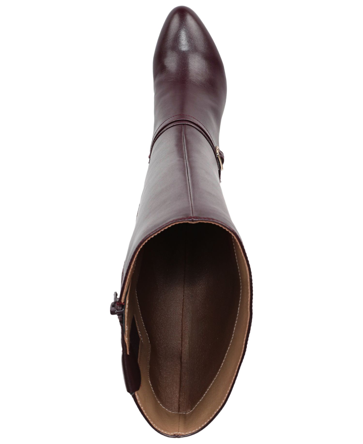 Women's Glenore Zip Wide Calf Tall Almond Toe Boots