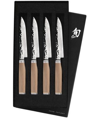 Stainless Steel Premier Blonde 4 Pc Steak Knife Boxed Set