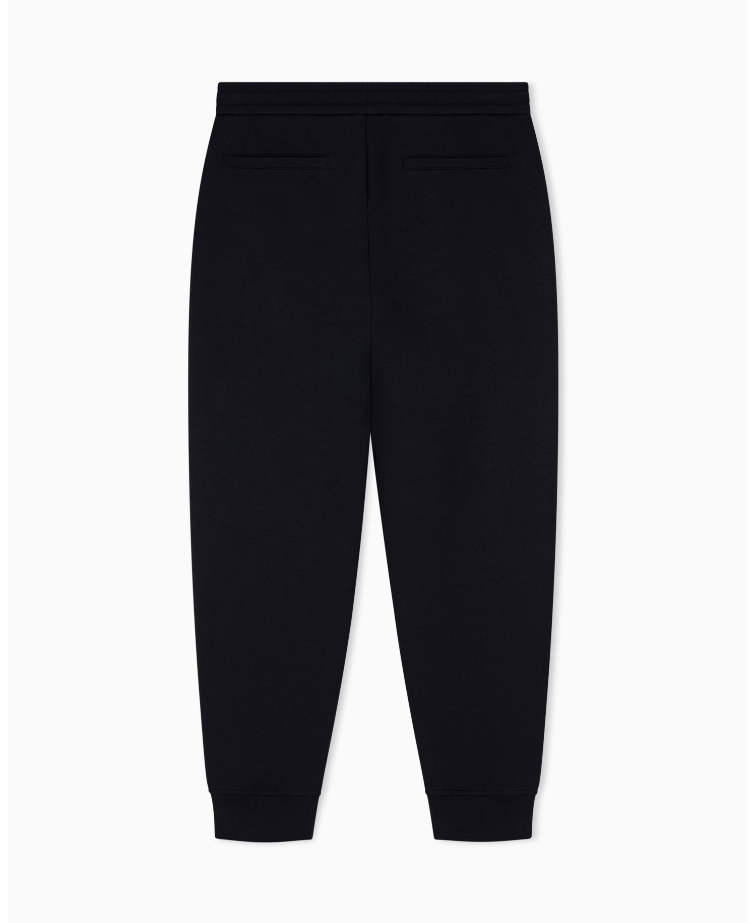 Men's Black And Gold Bonded Cotton Jogger