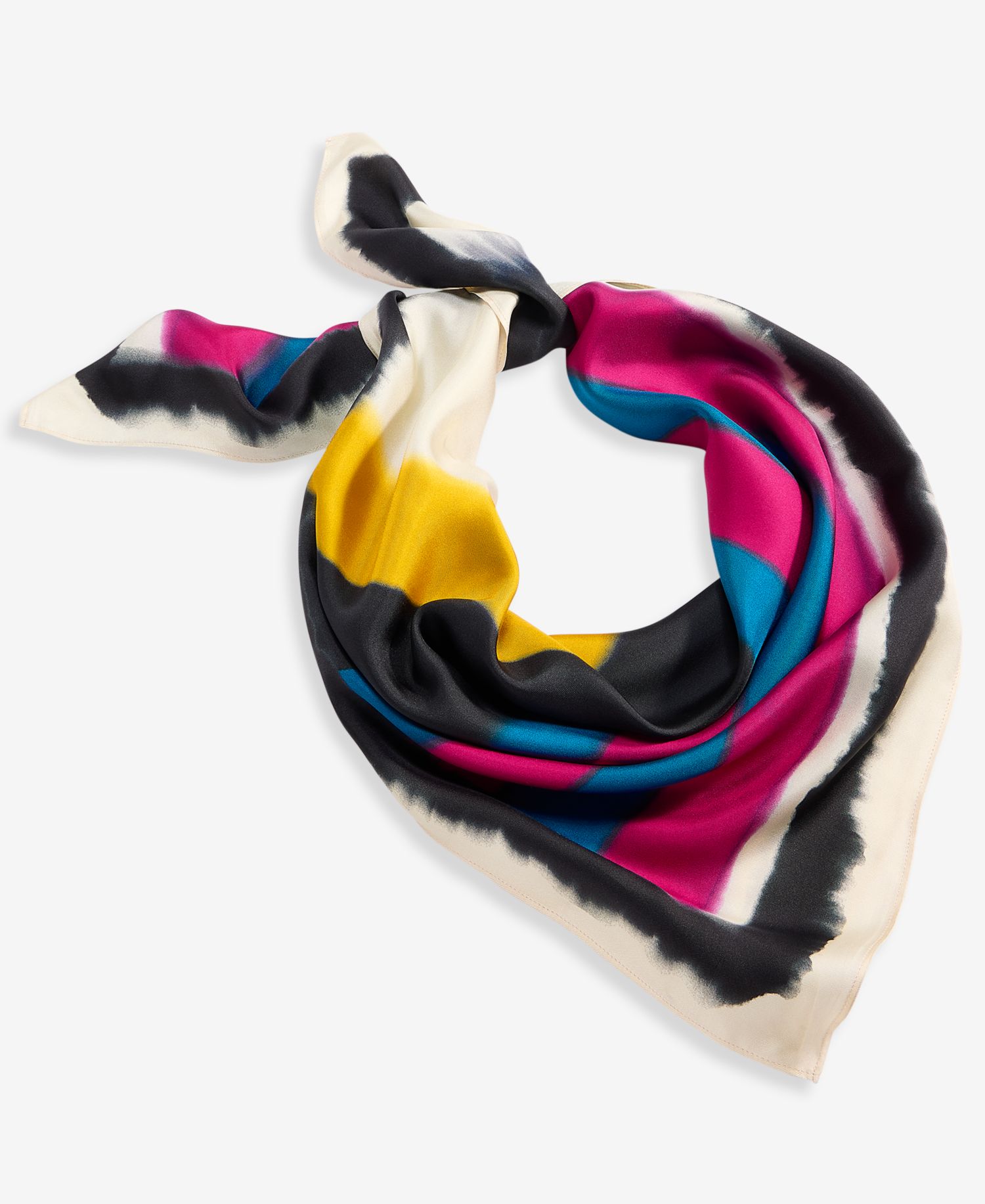 Women's Silk Printed Square Scarf