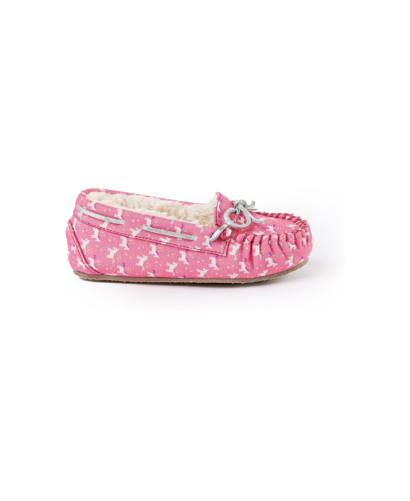 Тапочки Minnetonka Unicorn Moccasin Slippers для девочек — фото 2