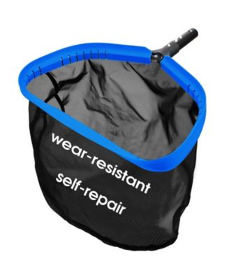 Pool Skimmer Net Leaf Rake Aluminum Frame Mesh Bag