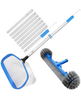 Pool Net Pole Brush Skimmer Kit