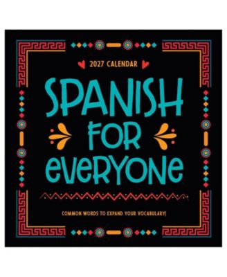 2027 Spanish Words for Everyone Wall Calendar