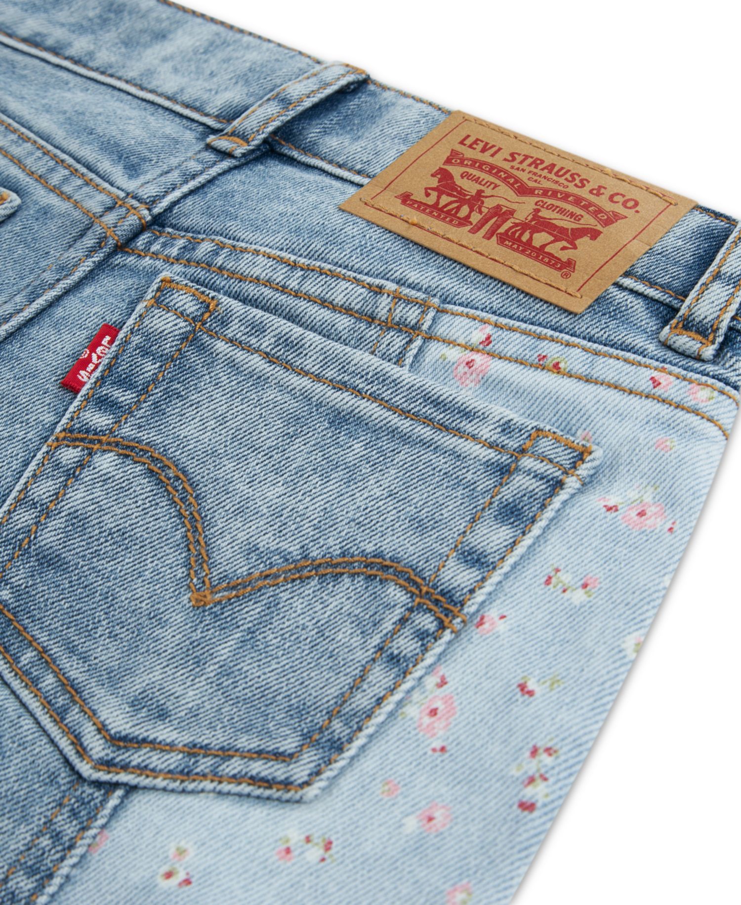 Girls' 2T-6X Straight-Leg Jeans