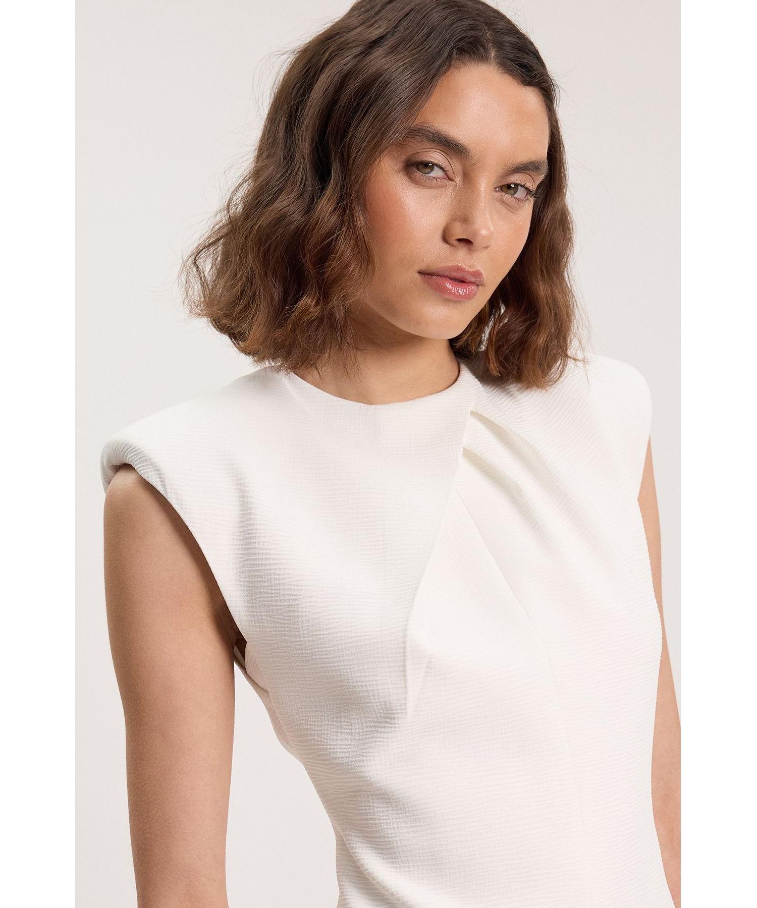 Women's Sleeveless Pencil Midi Dress