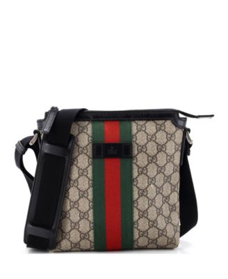 Small Web Messenger Bag GG Coated Canvas